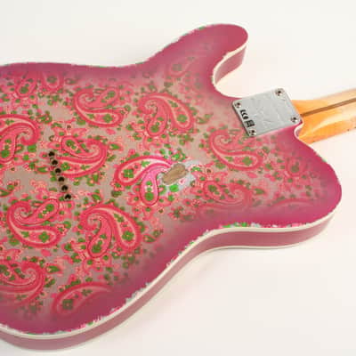 Fender Custom Shop Limited Edition Dual P90 Tele Relic Maple Neck Pink Paisley image 6