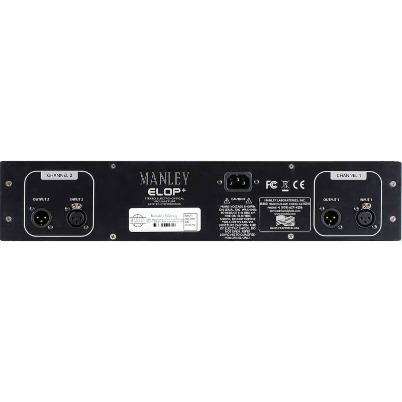 Manley Labs ELOP+ Dual-Channel Electo-Optical Tube Compressor / Limiter image 2
