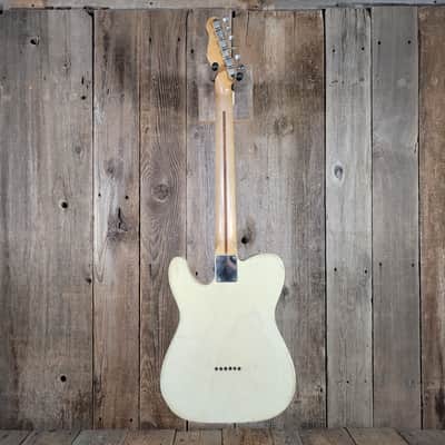 Danocaster Single Cut V Neck 2013 - White Blonde image 4