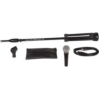 Shure SM58 + CABLE + STAND BUNDLE
