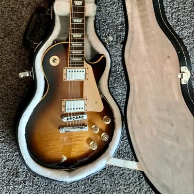 2009 Gibson Les Paul Traditional tobacco sunburst electric guitar made in the USA ohsc image 10