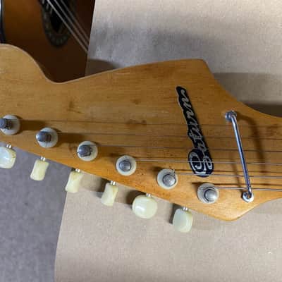 Teisco Saturn 1960s Sunburst Electric Guitar image 4