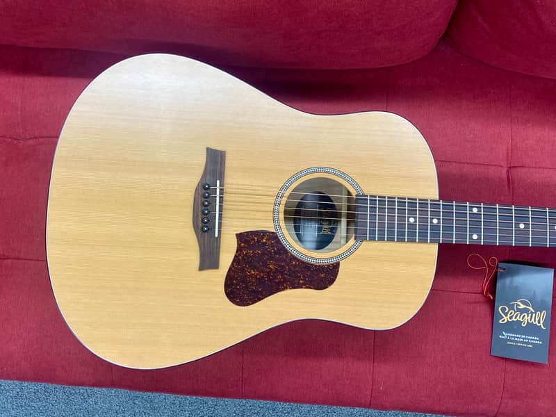 Seagull S6 Original QIT Acoustic-Electric Guitar - Natural image 1