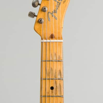 Fender Telecaster Solid Body Electric Guitar (1952), ser. #0691, original brown hard shell case. image 5