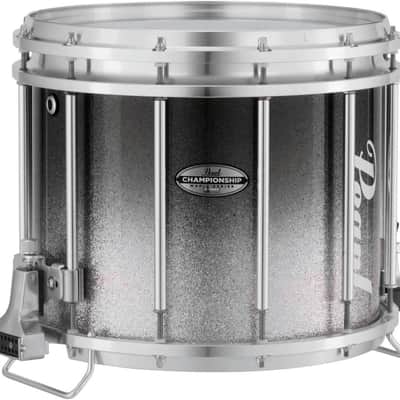Pearl Championship Maple Varsity FFX Marching Snare Drum Fade Top Finish 14 x 12 in. Black Silver #982 image 2