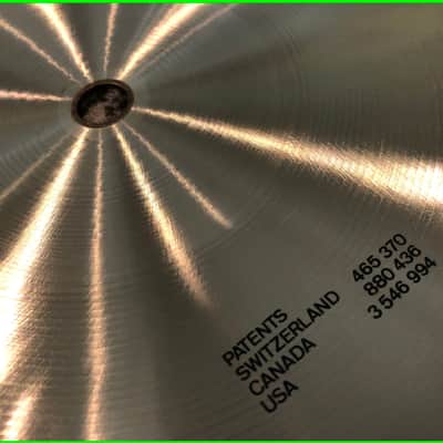 Paiste Vault Release 0047: Sound Creation 18" Dark Flatride Flat Ride from 1985 IMMACULATE COLLECTOR GRADE NOS Mint Formula 602 alloy gem! image 14