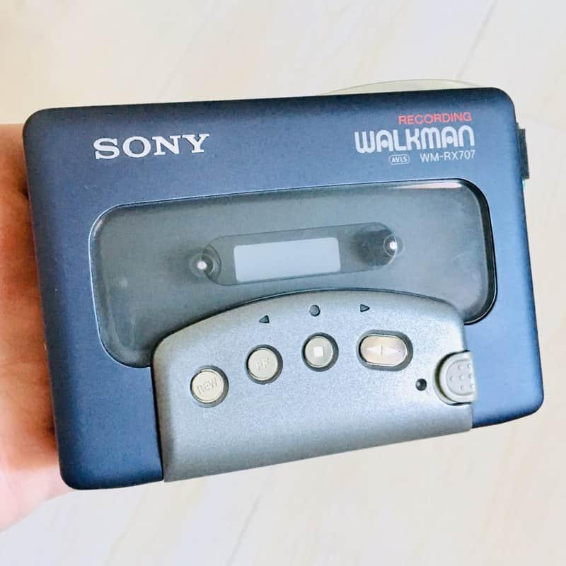 Sony WM-RX707 Walkman Cassette Player, Beautiful Purple !! Runing !! image 1