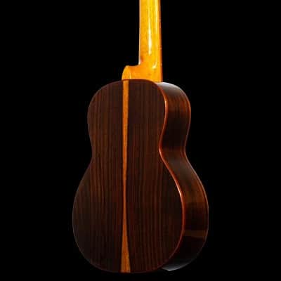 Ohana TK-50G All Solid Cedar & Rosewood Gloss Finish Tenor Ukulele + Bag - Blem image 4