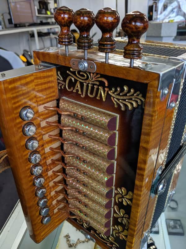 Accordion Cajun Custom Hand Made Key of "C" John Roger Louisiana image 1