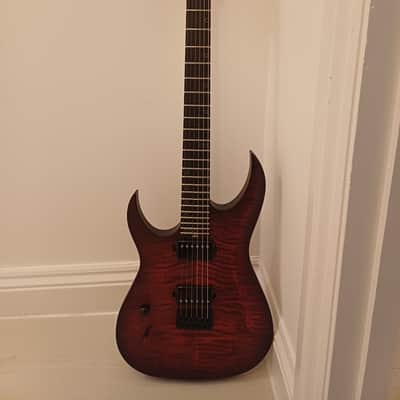 Schecter Sunset 6 Extreme Left-Handed - Scarlet Burst image 1
