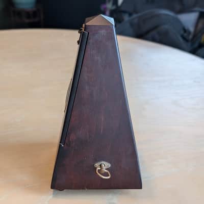 Vintage Wittner Wooden Pyramid Metronome Made in Germany 1968 - Mahogany 1960s image 5