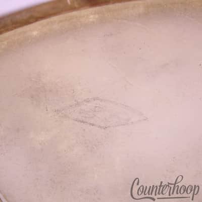 *Ludwig 2x 12" Calf Skin Drum Heads Maple Flesh Hoops Batter/Resonant Snare 20s* image 3