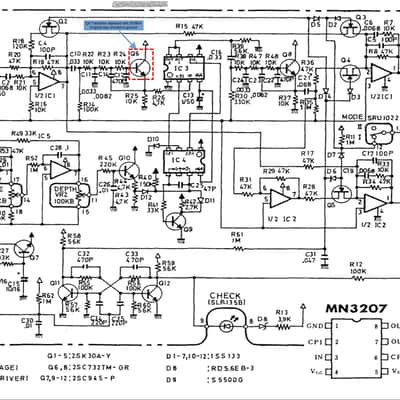 Boss CE-3 Chorus (Green Label) 1984 - 1988 - Blue image 7