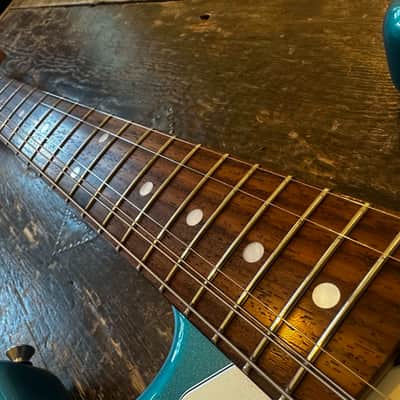 Fender 2023 FSR late 60s Traditional Stratocaster. Ocean Turquoise Metallic. Unplayed Condition. MIJ Japan image 19