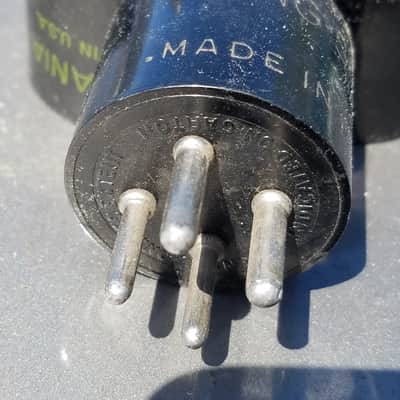 RCA etc. lot 5x 4-pin Vacuum Tube Bases UX4 U4A 300B Hammond Leslie 1920s - 1940s - Black Bakelite Or Brown Micanol image 2