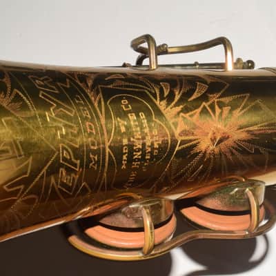 King Zephyr Alto Sax 1937 - Original lacquer-Free USA Ship image 3