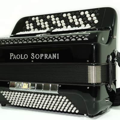 Paolo Soprani 5 Rows Button Accordion 120 Bass made in Italy, C Griff Professional Concert Accordeone de Botones for Adults, 2636 image 3