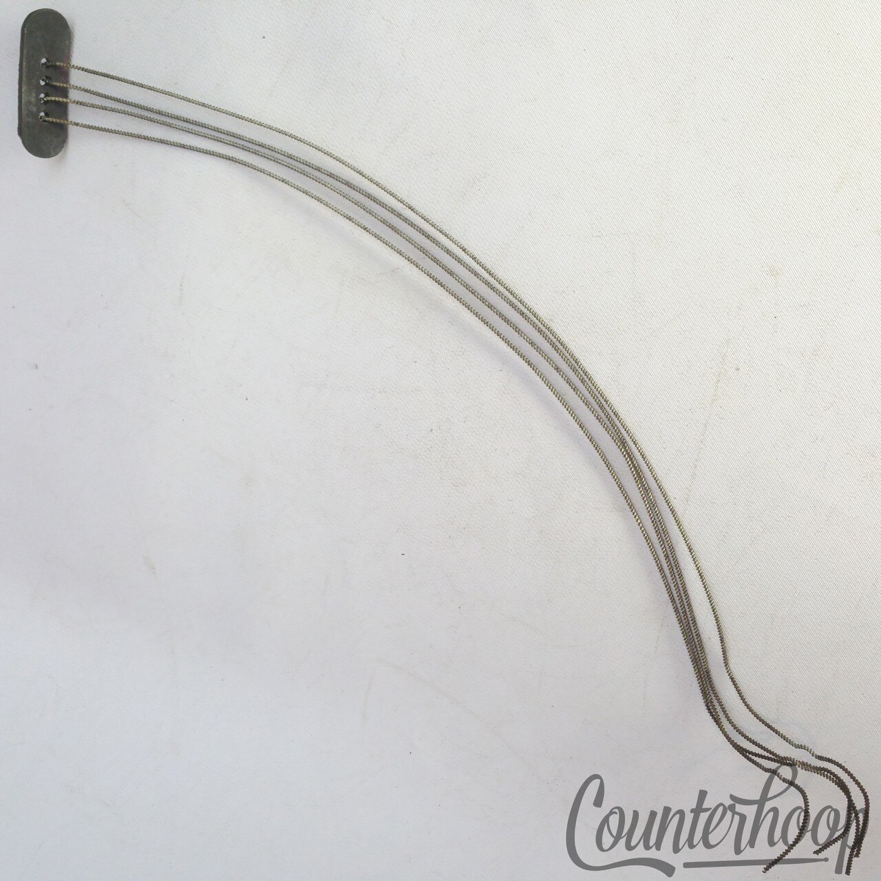 Slingerland 12" 4-Strand Snare Drum Coiled Metal/Cloth Wires+Leather Butt Plate — main photograph