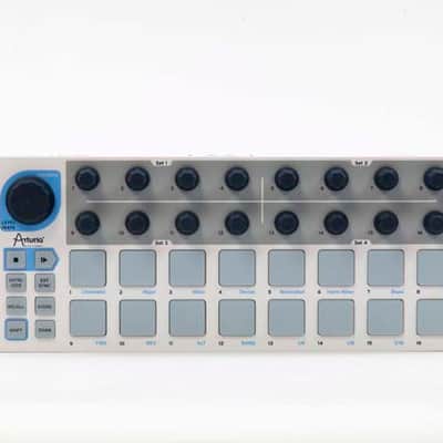 Arturia BeatStep MIDI & CV controller with 16 step sequencer, presets, pads & encoders | White