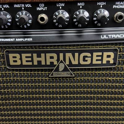 2009 Behringer Ultracoustic AT108 Guitar Amp Combo image 2