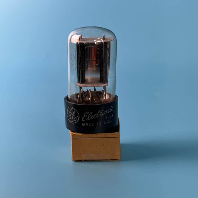 1951 General Electric 12SN7GT Vintage Black Plate Vacuum Tube! Tests Good! T561 image 1