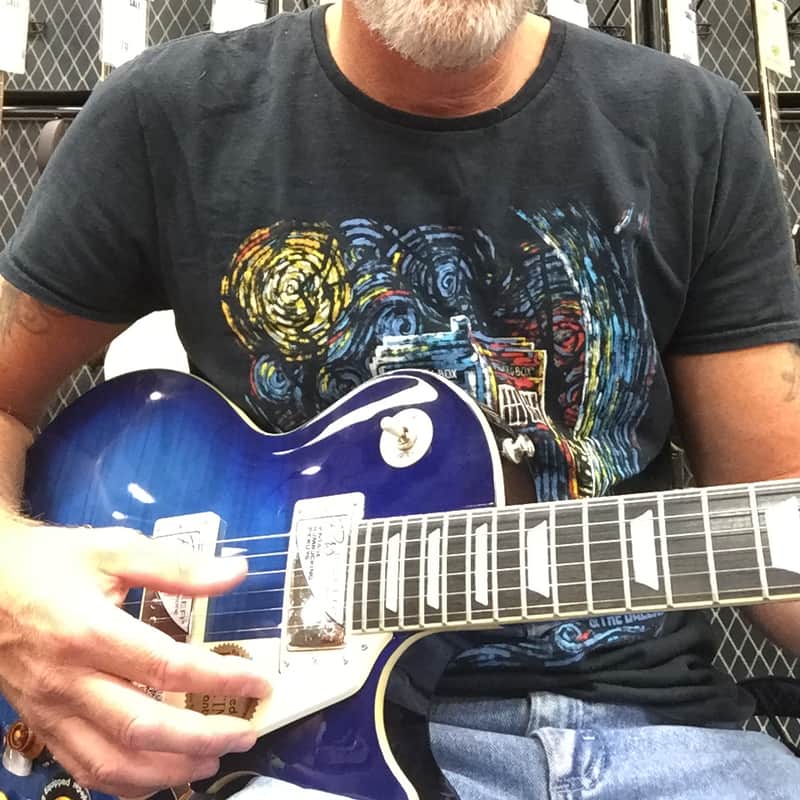 Epiphone Les Paul Standard Quilt Plus Top PRO 2012 - Trans Blue image 1