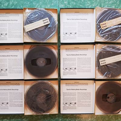 Maxell 12.5" Metal Reels, misc plastic reels for 1/4" tape Late 1970s - Metal, plastic image 9