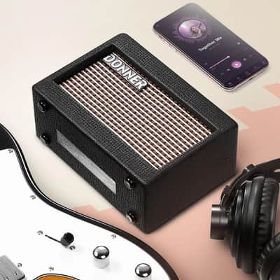🔊Donner M-3 Guitar Amplifier 5W Electric Desktop Guitar-amp Practice Retro Tone image 2