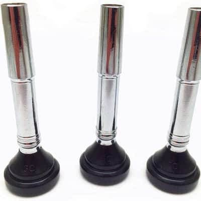 3pcs Trumpet Mouthpiece 3C 5C 7C Black Plastic and Metal Mouthpiece image 3
