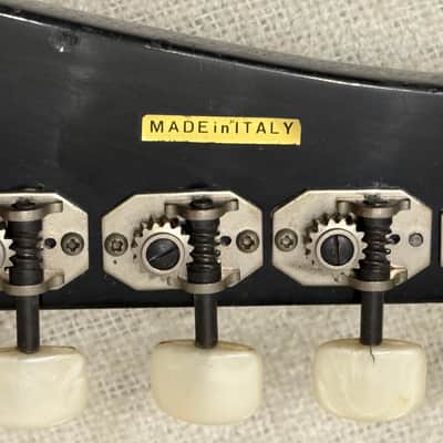 1960’s D’Scala Deluxe Electric Guitar Orange & Black Made in Italy Rare Bizarre + Case image 11