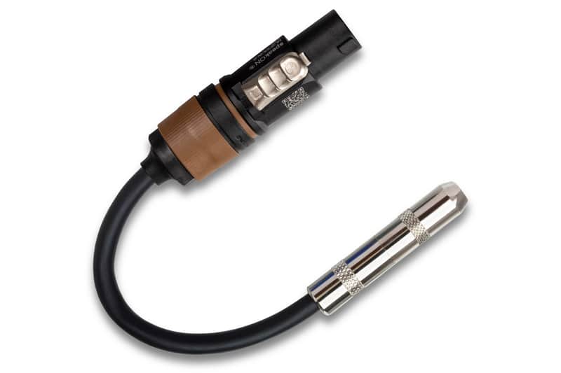Hosa GSK-112 1/4" Female TS to Neutrik speakON Speaker Adaptor Cable 12 AWG image 1