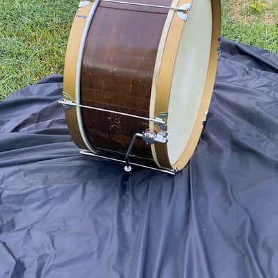 Unknown 24" Bass Drum 1940s - Mahogany image 3