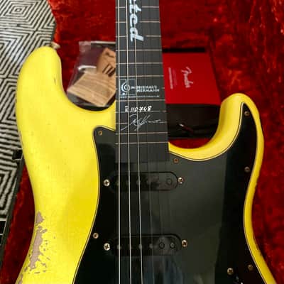 Fender Custom Shop '63 Stratocaster / Graffiti Yellow over Black Relic / Musikhaus Hermann MBD image 15