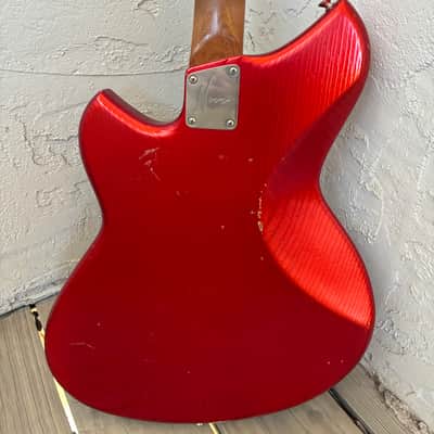 Playing demo link in Description!! Novo Serus J nucleus electric guitar Candy apple red with original case image 25