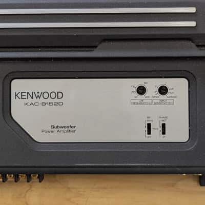 KENWOOD KAC-8152D SUBWOOFER  POWER AMPLIFIER  BASS BOOST  (REMOTE CONTROL MISSING) image 6