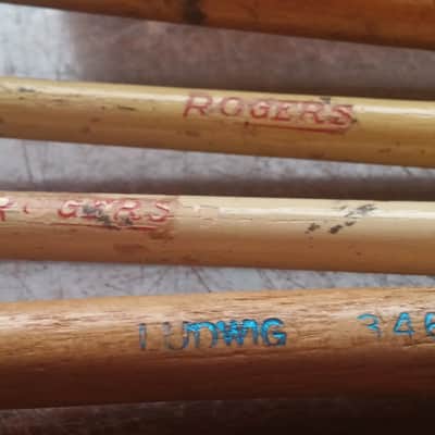 ROGERS GRETSCH LUDWIG  Rare Felt Mallets 50s 60s LOT 6 USA VINTAGE NO TARIFFS image 12