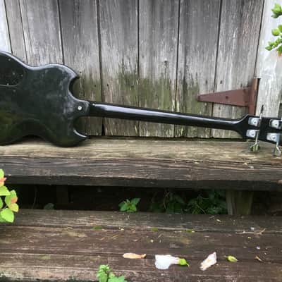 Rare  1977  Guild JetStar JSB-II Stereo/Mono 4-string Bass Black with OHSC image 8