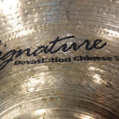 Sabian Signature 'Carmine Appice' 17" Devastation Chinese Cymbal image 2
