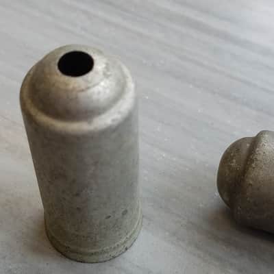 Unknown Pair (2) Tube Shields 6AU6 7-pin Snap-on S20-03 Vintage Vacuum 1950s-1960s image 6