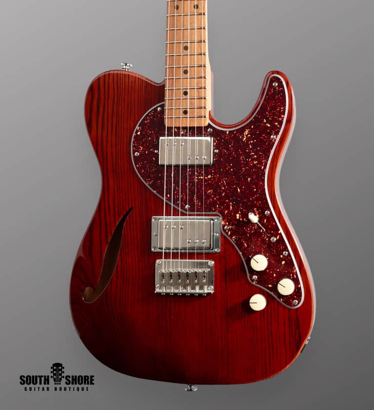 CP Thornton Thinline - 2024 - Translucent Brown w/ Enhanced Pores. Righteous Sound Pickups, Splittable WRHB Set. **MINT** (Authorized Dealer) image 1