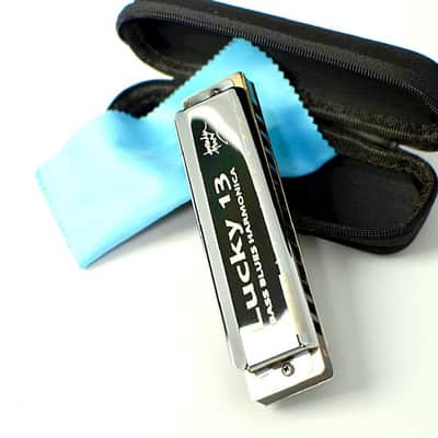 Brendan Power Lucky 13 Bass Blues Harmonica Power Bender PowerBender Key of C image 1