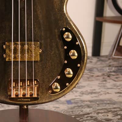 MusicMan StingRay 50th Anniversary - Ebony Fingerboard, Molten Gold image 3