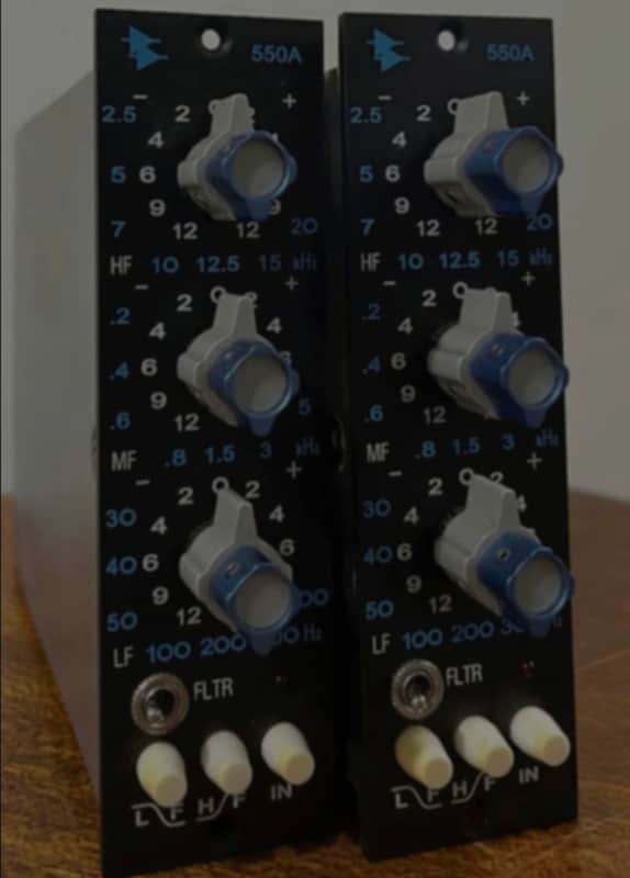 2 - API 550A 500 Series 3-Band Equalizer Module - Pair image 1