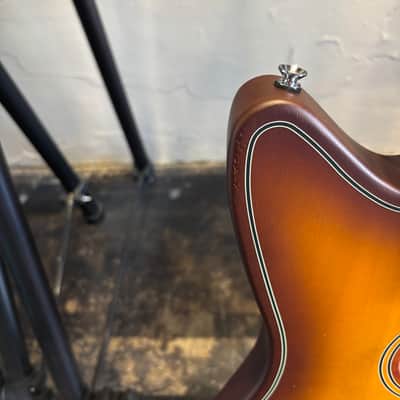 Fender Acoustasonic Standard Jazzmaster - Honey Burst - Sounds Great! image 8