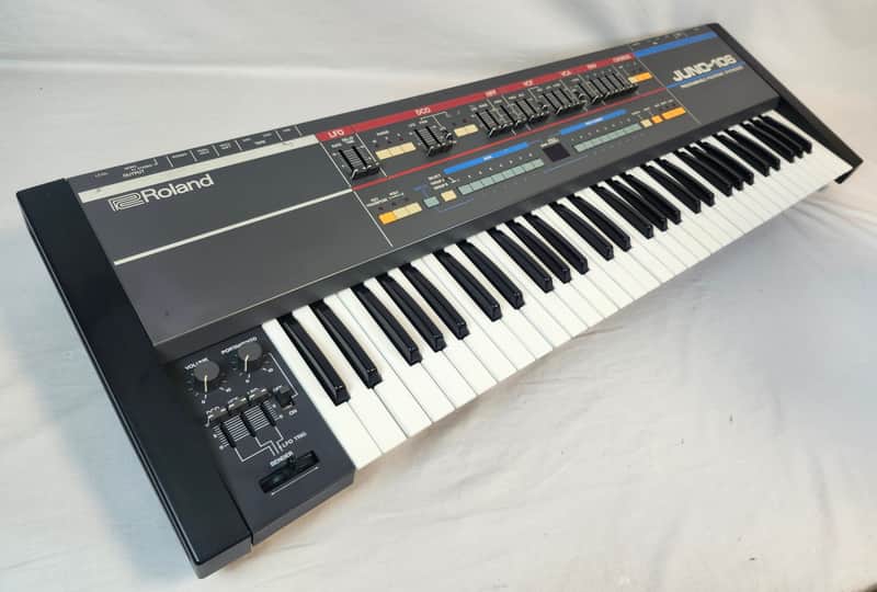 1984 Roland Juno-106 Analog Polyphonic Synthesizer w/OHSC, Serviced and Upgraded, MIJ image 1