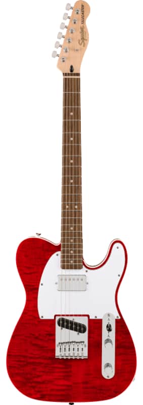 Fender Squier Affinity Series™ Telecaster® FMT SH, Crimson Red Transparent image 1
