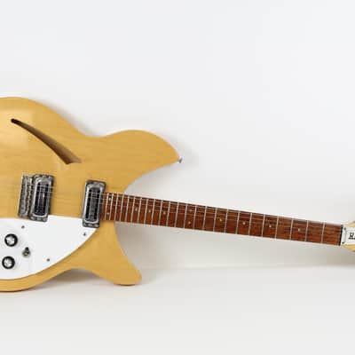 RARE 1995 Rickenbacker 335 One-Off 1960s Reissue – Maple Glo – Near MINT – Toaster Pickups + Original Case image 7