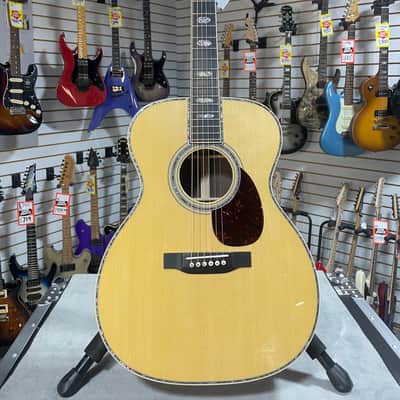 2025 Martin OM-45 Standard Series Acoustic Guitar- Natural w/ OHSC & PLEK*D #300 image 5