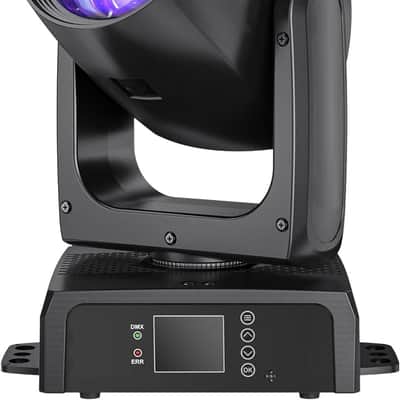 150W Moving Head Beam Light - DMX512 Controlled Stage Lighting with 12 Colors & 12 Gobos, Sound-Active, Auto Programs for DJ Show Concert Beam Angle 2.8° image 1