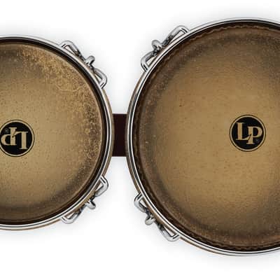 Latin Percussion LP Dandy 7 1/4 - 9" Bongo Beech DW/Black (LPL201A-JR) image 7